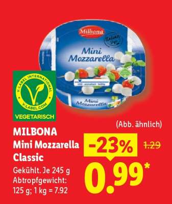 MILBONA Mini Mozzarella Classic