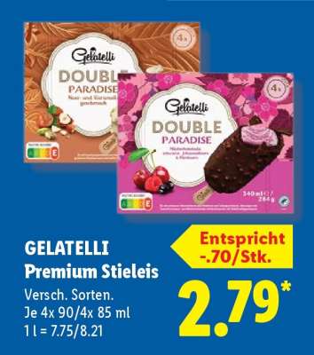 Gelatelli Premium Stieleis