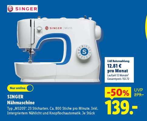 SINGER Nähmaschine
