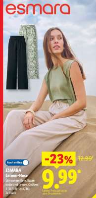 ESMARA Leinen-Hose