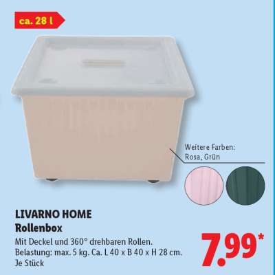 LIVARNO home Rollenbox