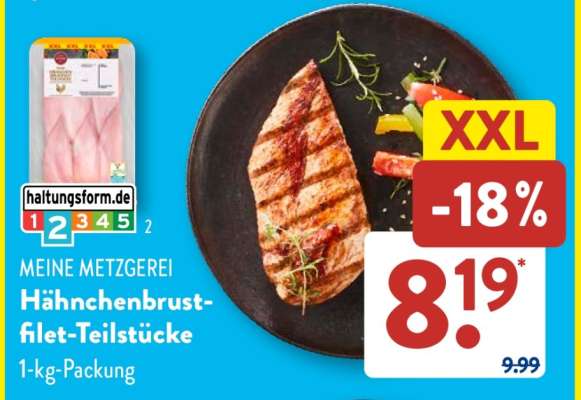 MEINE METZGEREI Hähnchenbrustfilet-Teilstücke