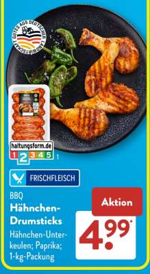 BBQ Hähnchen-Drumsticks