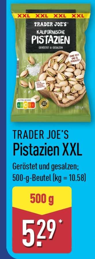 Trader JOE'S Pistazien XXL