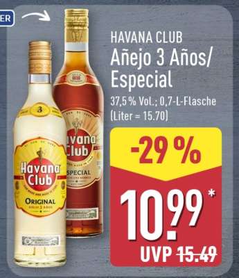 HAVANA CLUB Añejo 3 Años/Especial
