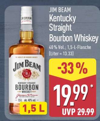 Jim Beam Kentucky Straight Bourbon Whiskey