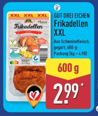 GUT DREI EICHEN Frikadellen XXL