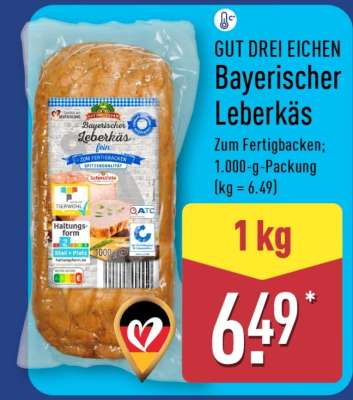 GUT DREI EICHEN Bayerischer Leberkäs