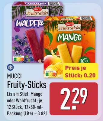 MUCCI Fruity Sticks