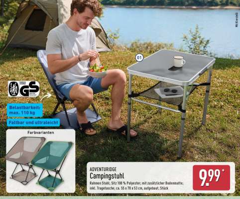 ADVENTURIDGE Campingstuhl