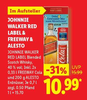 JOHNNIE WALKER RED LABEL & FREEWAY & ALESTO