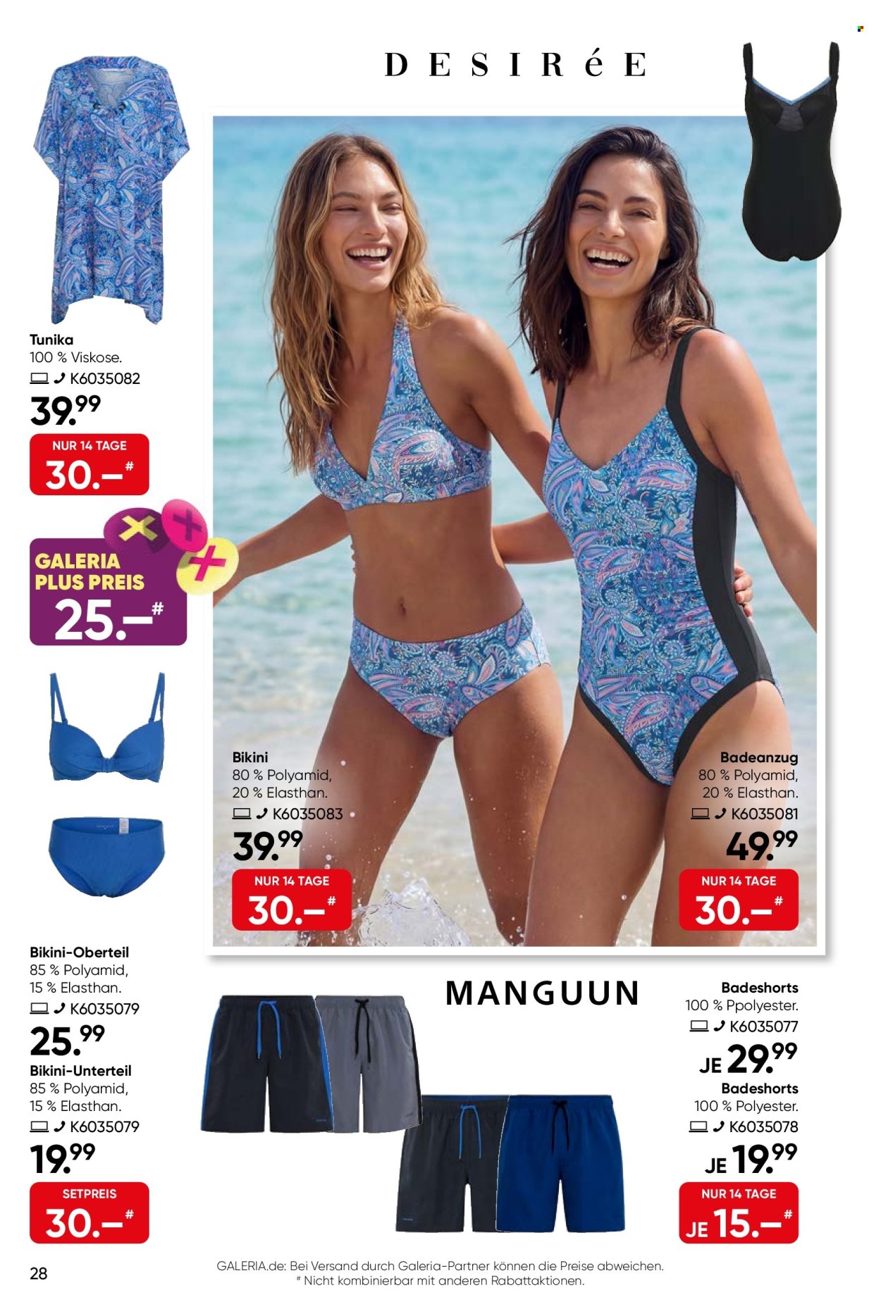 GALERIA Karstadt Kaufhof Prospekte  - 27.05.2026 - 9.06.2026. Seite 28