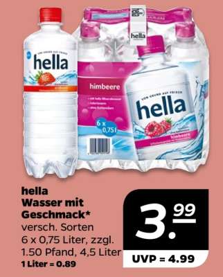 hella Wasser mit Geschmack*