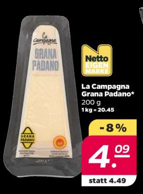 la campagna Grana Padano*