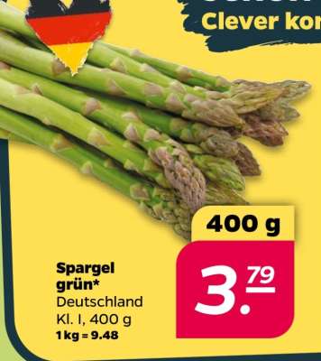 Spargel grün