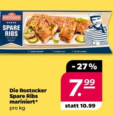 Die Rostocker Spare Ribs mariniert*