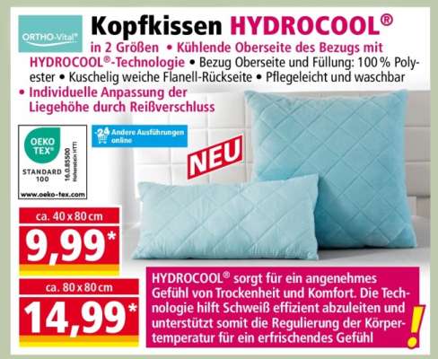 Kopfkissen HYDROCOOL