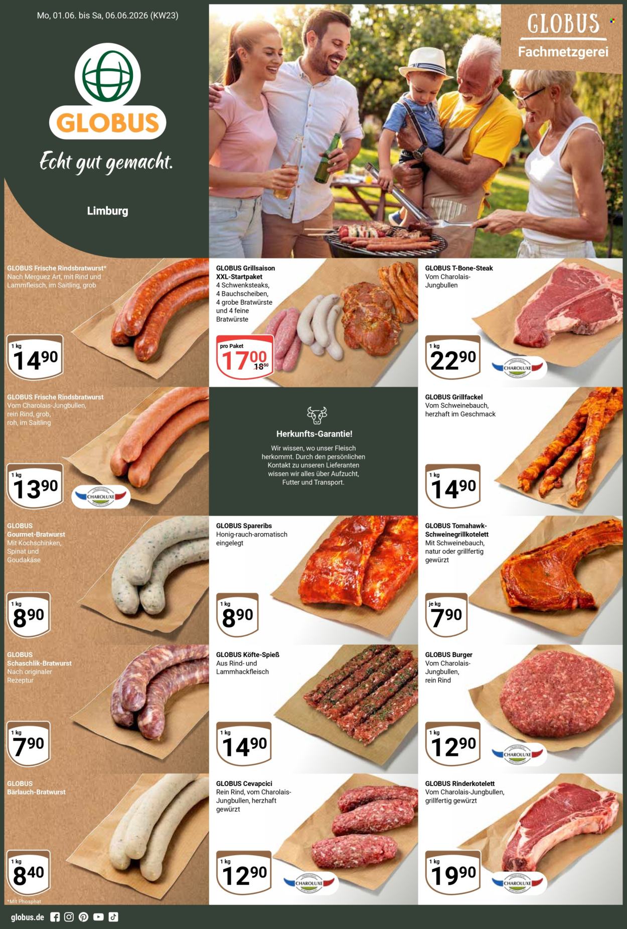Globus Prospekte  - 1.06.2026 - 6.06.2026. Seite 1