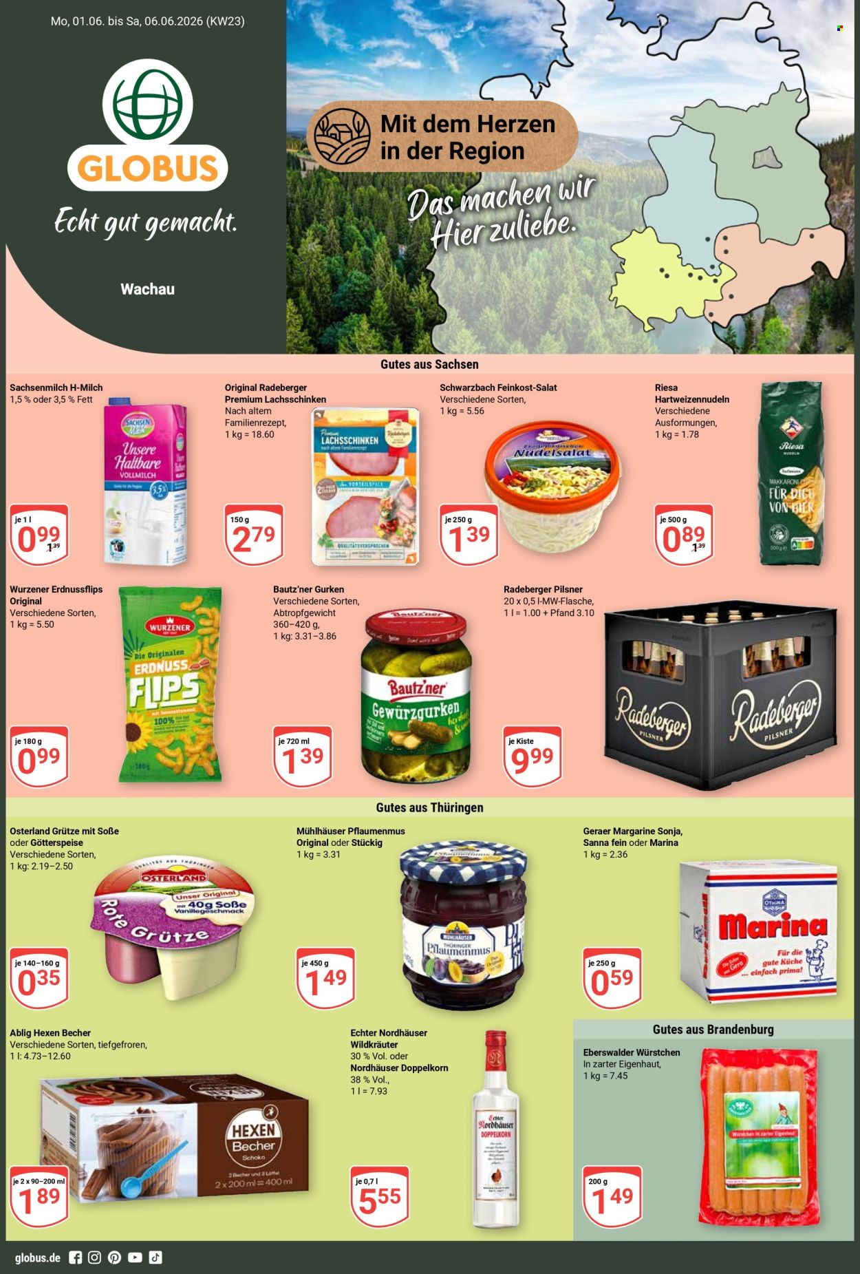 Globus Prospekte  - 1.06.2026 - 6.06.2026. Seite 1