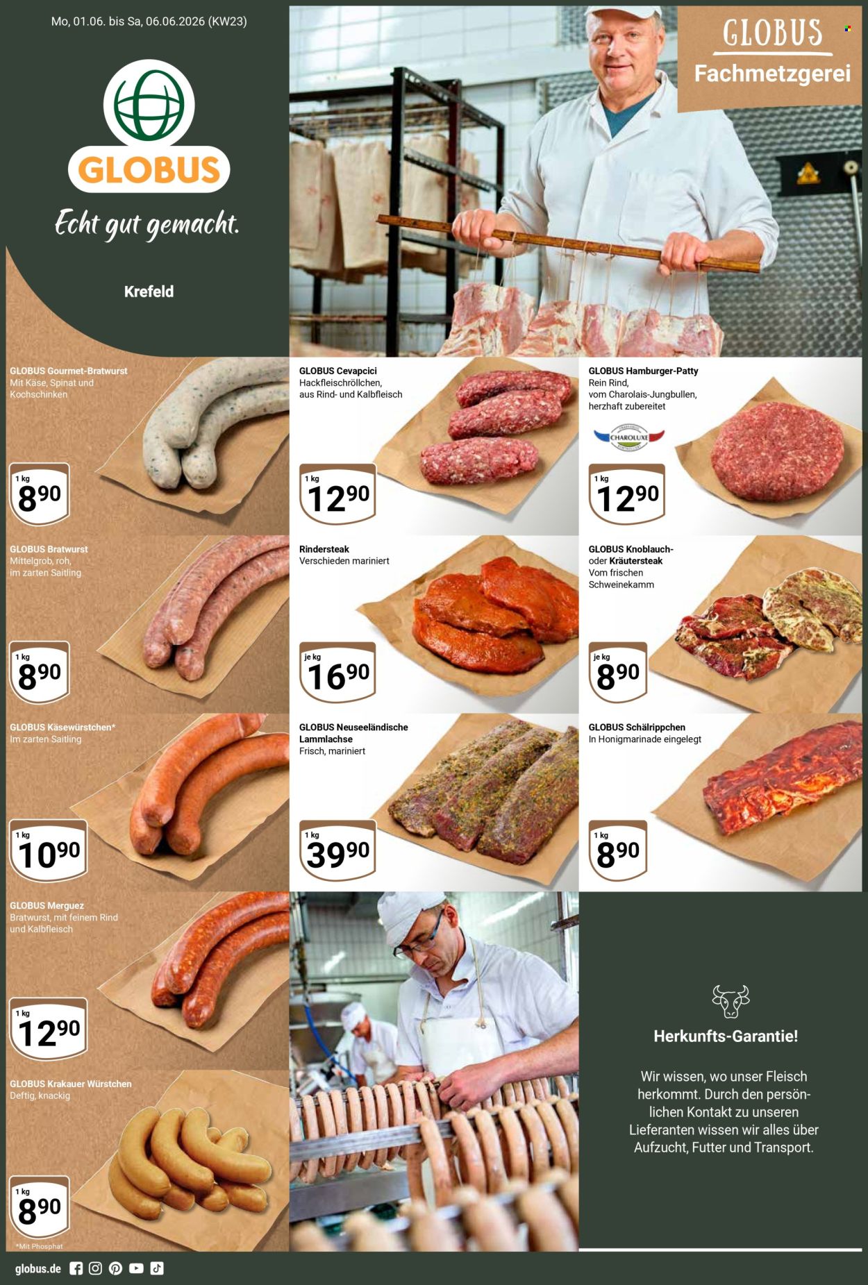 Globus Prospekte  - 1.06.2026 - 6.06.2026. Seite 1