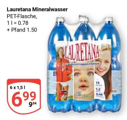 Lauretana Mineralwasser
