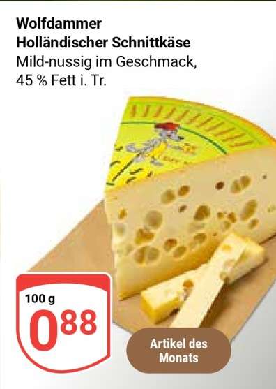 Wolfdammer Holländischer Schnittkäse