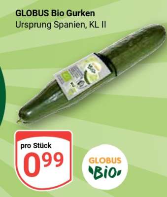 GLOBUS Bio Gurken