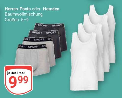 Herren-Pants oder -Hemden