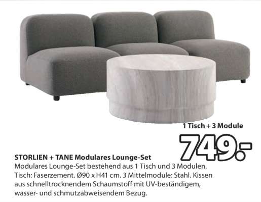 STORLIEN + TANE Modulares Lounge-Set