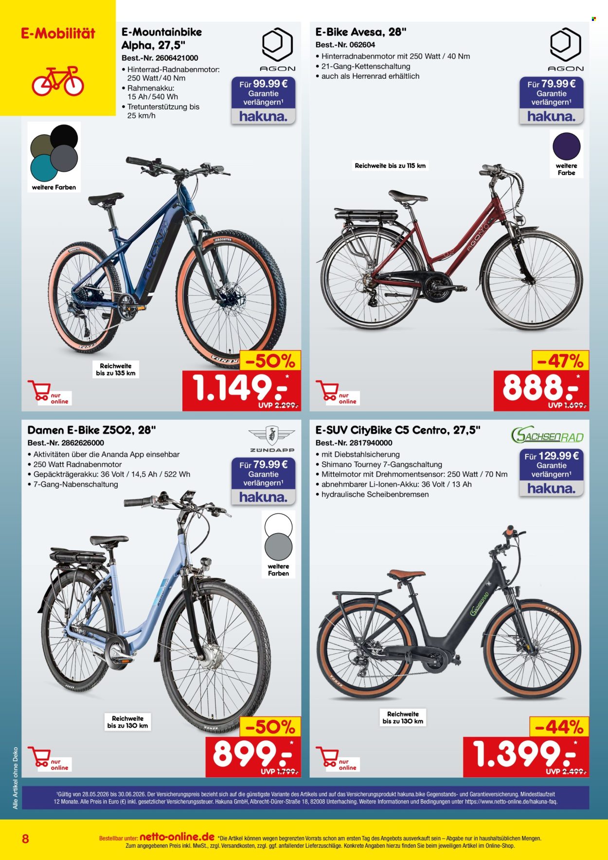 Leták Netto Marken-Discount - 28.5.2026 - 30.6.2026. Strana 8