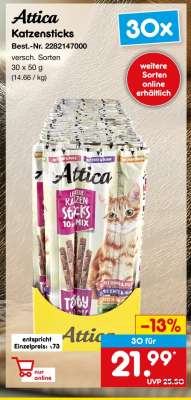 Attica Katzensticks