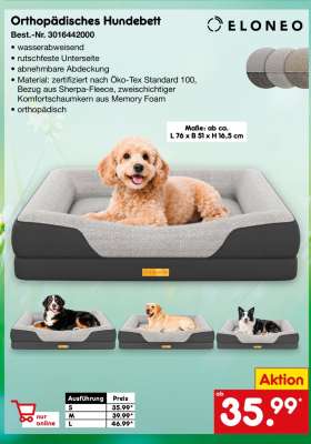 Orthopädisches Hundebett