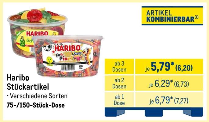 Haribo Stückartikel