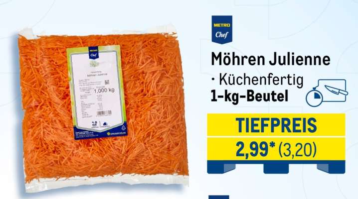 Möhren Julienne