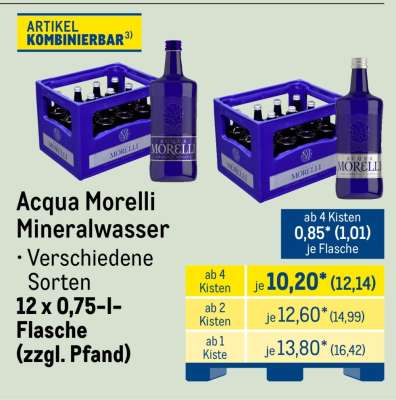 Acqua Morelli Mineralwasser