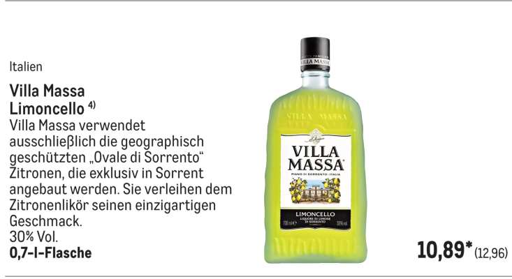 Villa Massa Limoncello