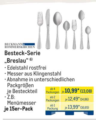 Besteck-Serie „Breslau“