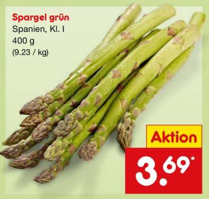 Spargel grün