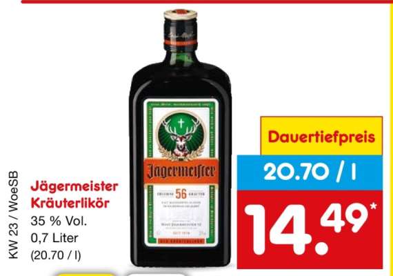 JÄGERMEISTER Kräuterlikör*