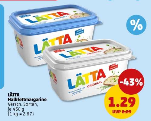 Lätta Halbfettmargarine