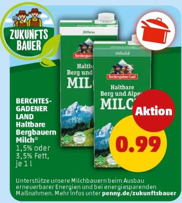 BERCHTESGADENER LAND Haltbare Bergbauern Milch