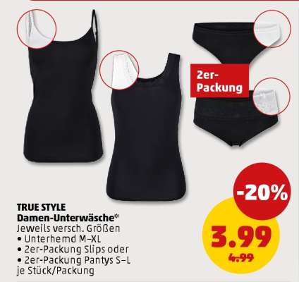 TRUE STYLE Damen-Unterwäsche