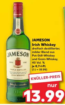 Jameson Irish Whiskey*