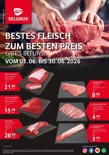 Prospekte Selgros - 1.06.2026 - 30.06.2026.