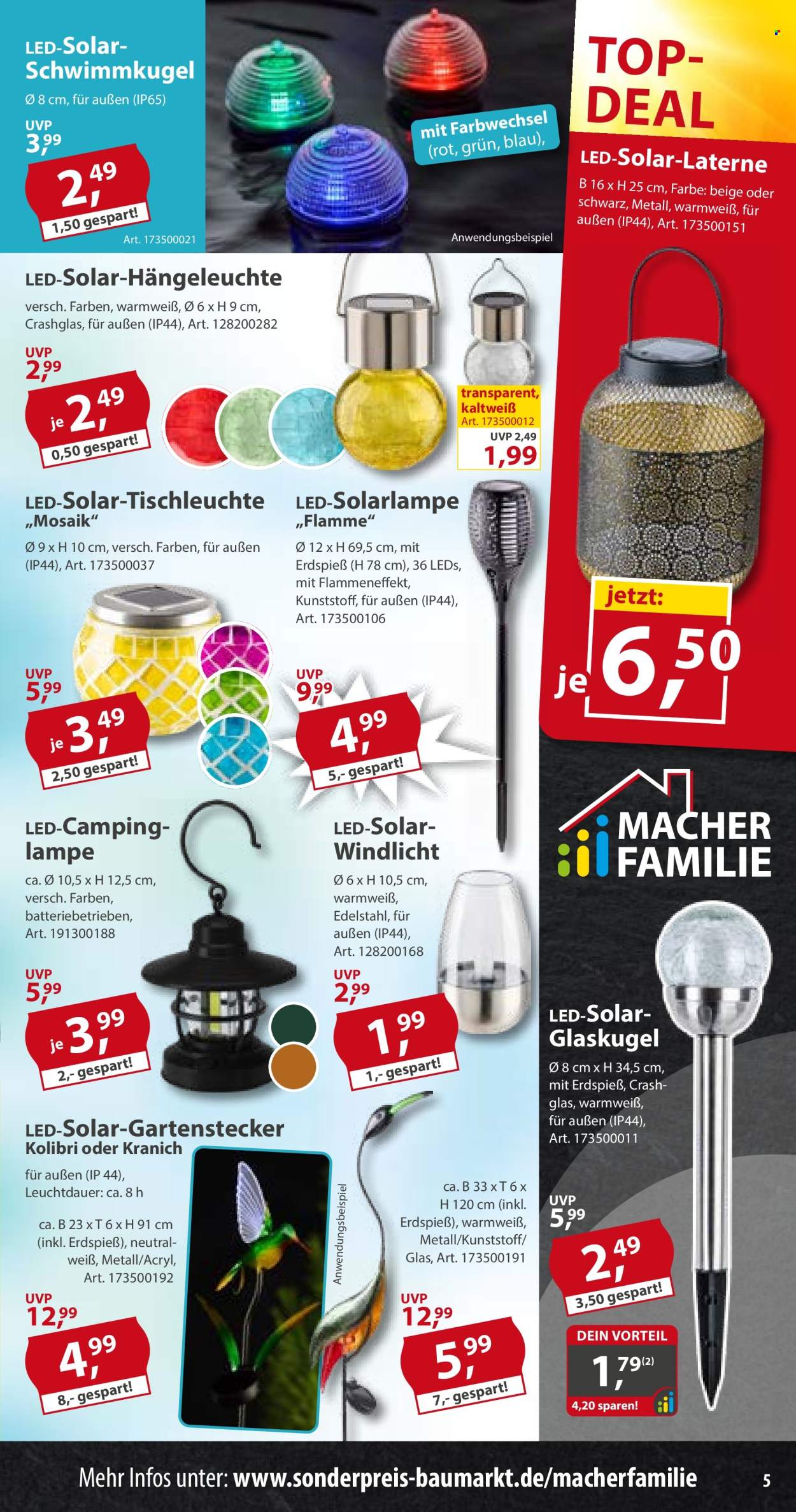 Leták Sonderpreis-Baumarkt - 6.6.2026 - 12.6.2026. Strana 5