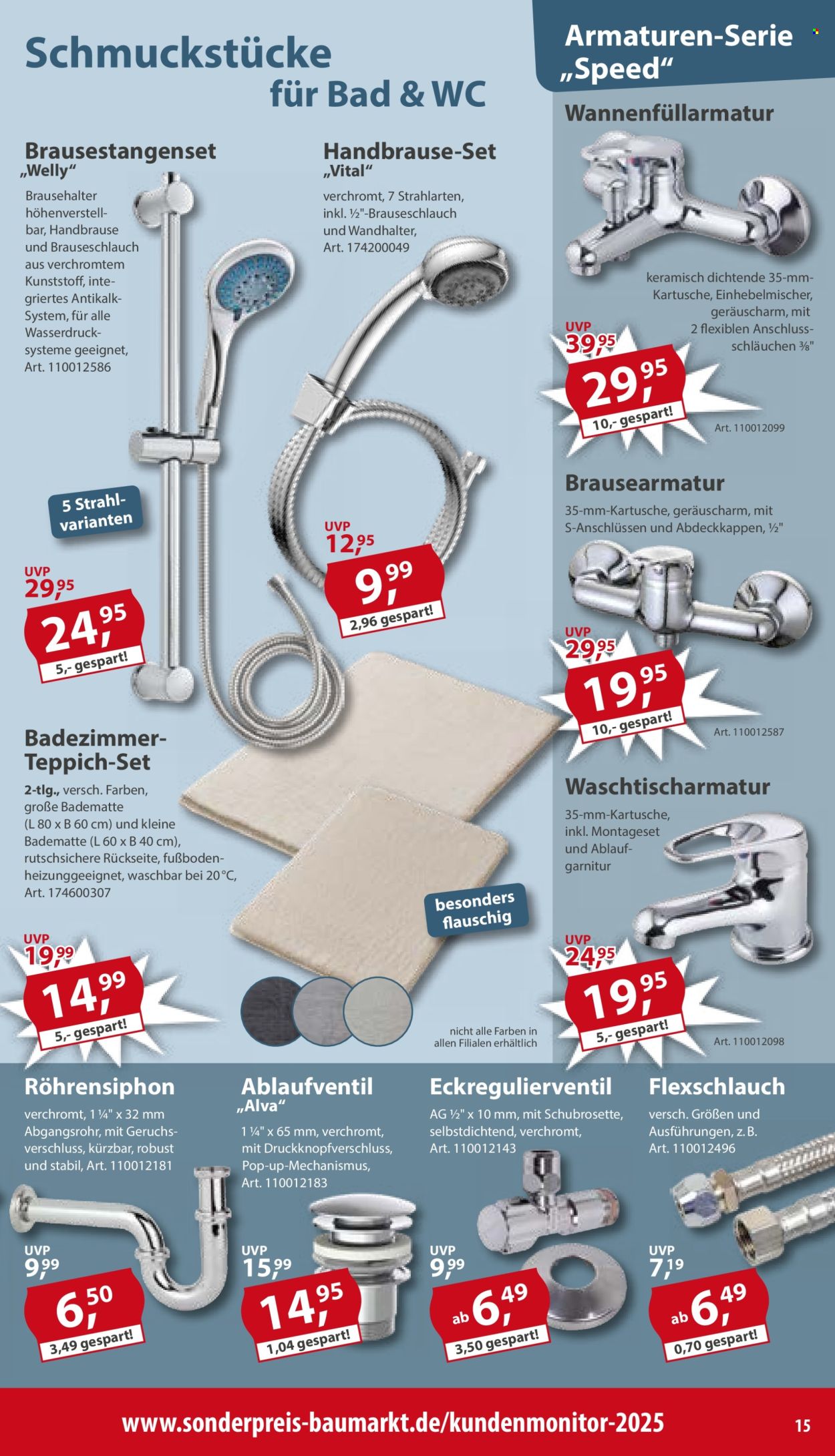 Leták Sonderpreis-Baumarkt - 6.6.2026 - 12.6.2026. Strana 15