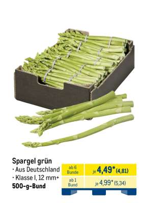 Spargel grün