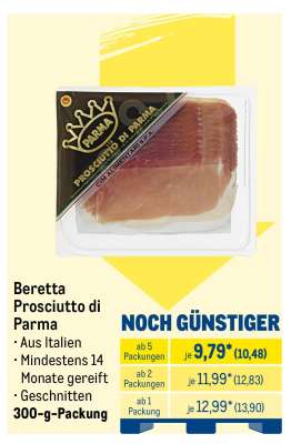 Beretta Prosciutto di Parma