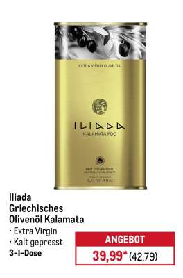 Iliada Griechisches Olivenöl Kalamata