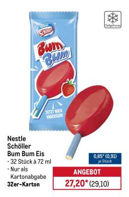 Nestle Schöller Bum Bum Eis
